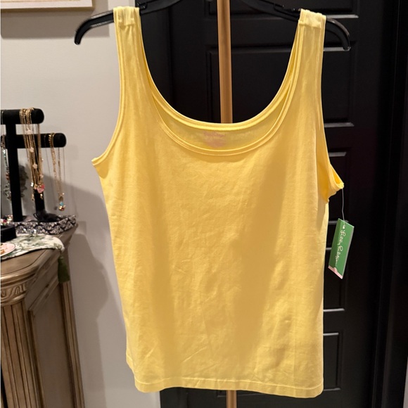 Lilly Pulitzer Tops - Lilly Pulitzer Yellow Tank Top
